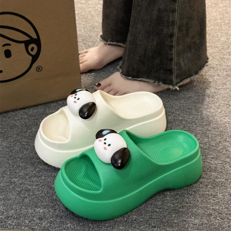 Dép lê nữ đế dày tại nhà dễ thương cho chó con đổ mồ hôi