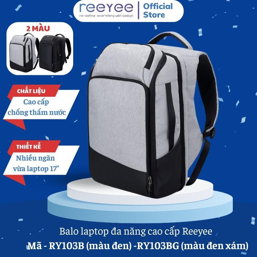Balo laptop đa năng REEYEE RY103B/BG 17" ngăn chứa rộng rãi, an toàn, bảo vệ laptop toàn diện