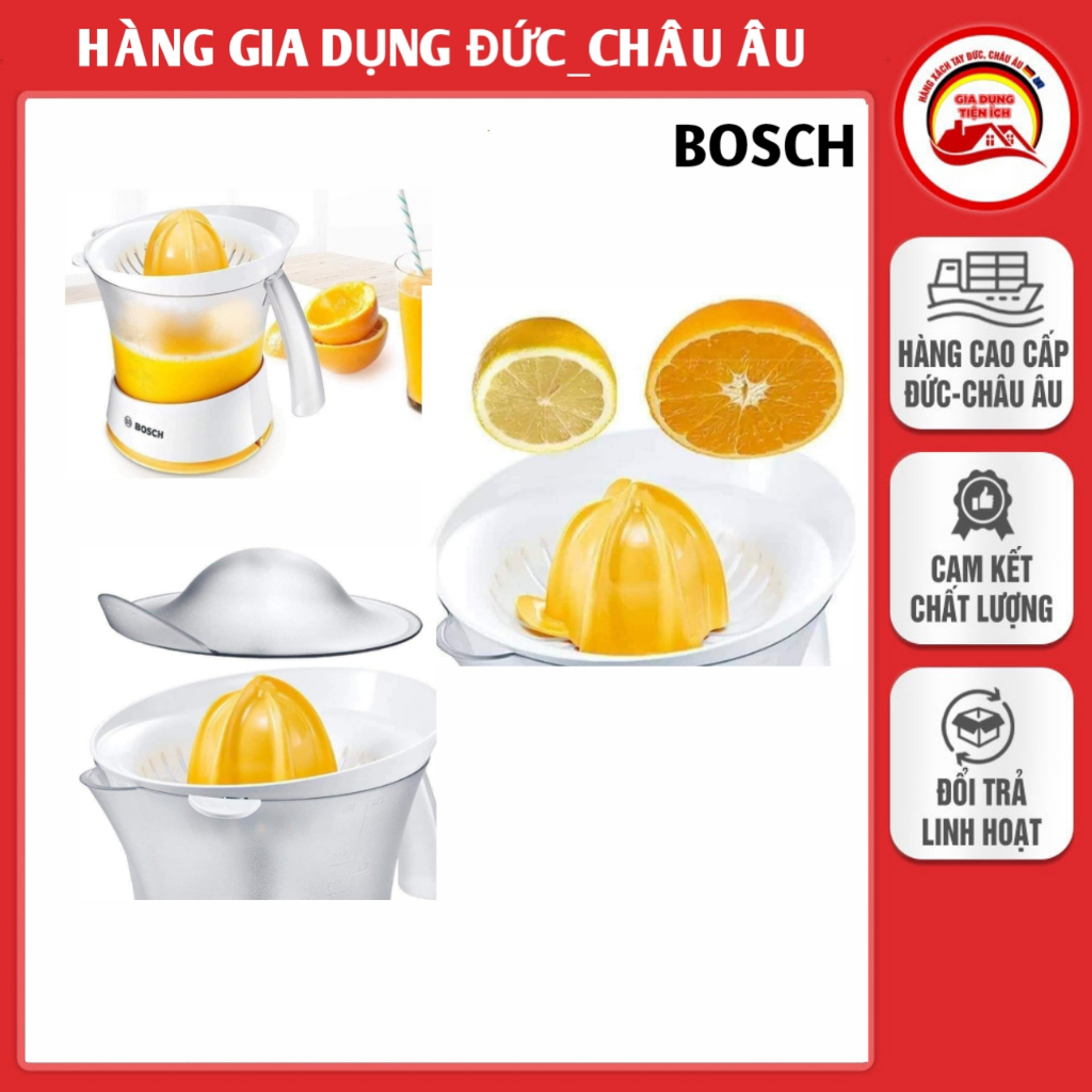 Nón thay thế máy vắt cam BOSCH MCP3500, êm trắc không rung lắc, không chứa BPA, không dính tép