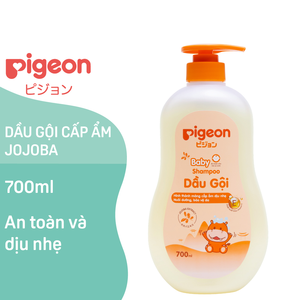 Combo Sữa Tắm & Dầu Gội Hương Jojoba Cho Bé Pigeon 700ml