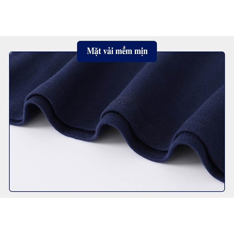 Bé trai và bé gái 2023 Áo polo dài tay Wellkids áo thun cho bé cá tính hàng xuất Âu Mỹ 10-26kg