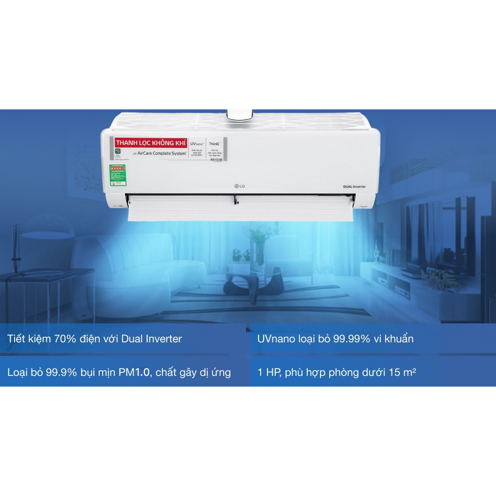 Máy lạnh LG Inverter 1 HP V10APFUV 2021