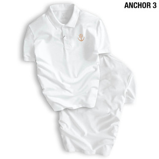 Áo polo nam ANCHOR 3 vải cá sấu cổ bẻ BASIC CVC co dãn - POLOUTFIT