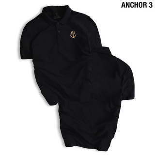 Áo polo nam ANCHOR 3 vải cá sấu cổ bẻ BASIC CVC co dãn - POLOUTFIT