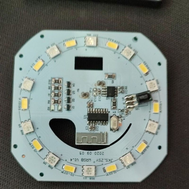 Mạch loa Bluetooth 5v - 5w có led kèm remot