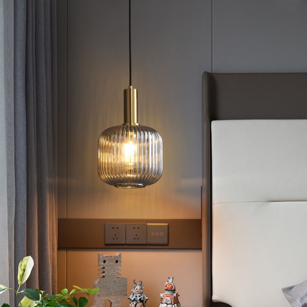 Đèn thả trần thủy tinh pha lê trang trí phòng khách bàn ăn phòng bếp SuperVilighting CHAO-TT chính hãng Bh 24 tháng