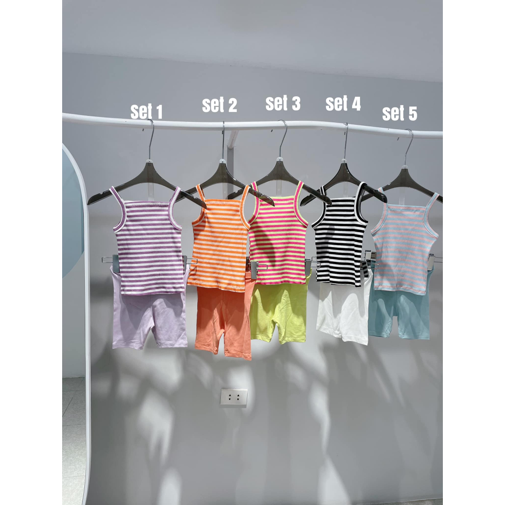 Áo sát nách hai dây cho bé gái và bé trai có size từ 7-28kg Xún lolakid