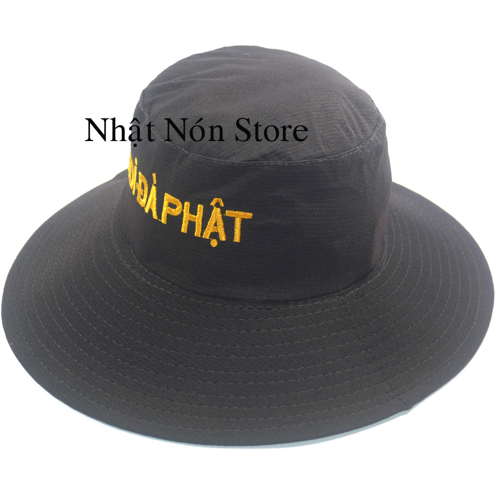 Nón Tai Bèo, Nón Bo A DI ĐÀ PHẬT, nón tai bèo đi chùa chống nắng tốt phù hợp cho cả nam và nữ.