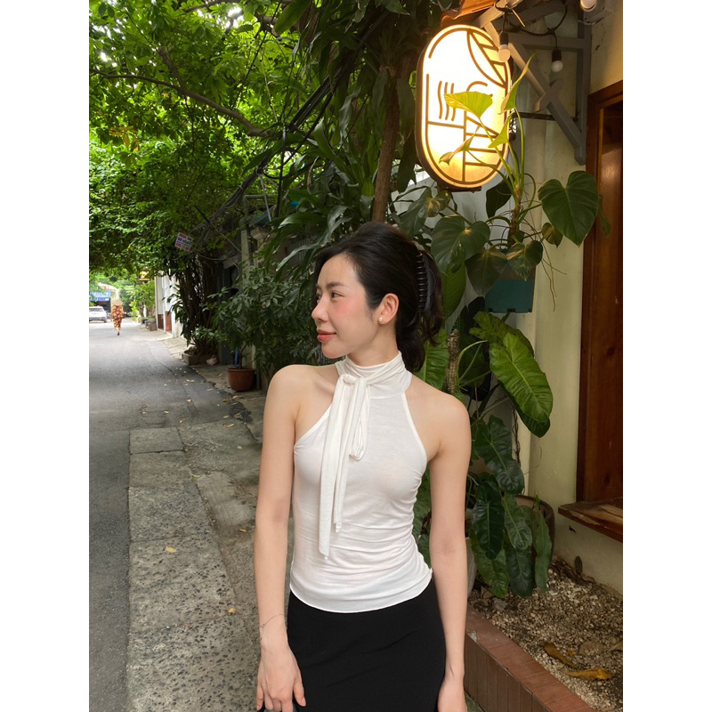 Áo Halter Cotton Top