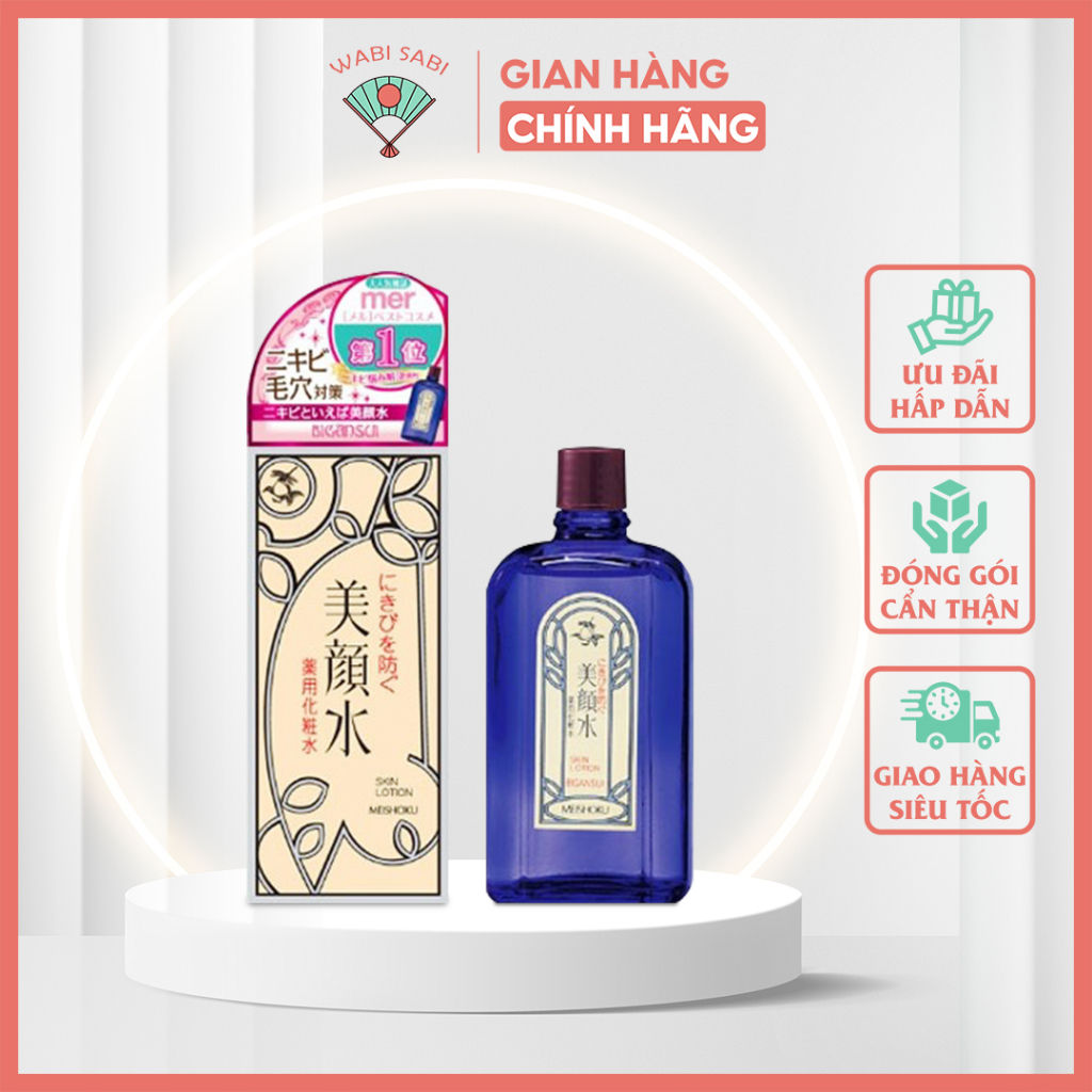 Lotion ngăn ngừa mụn Bigansui Meishoku 90ml Nội Địa Nhật - Phân Phối Từ WabiSabi