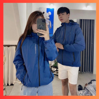 Áo khoác gió nam nữ 2 lớp chống nước chống gió cao cấp, áo gió nam nữ chất liệu gió tráng bạc ngăn tia UV