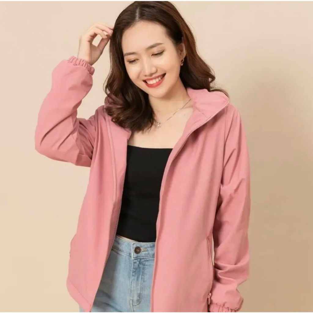 Áo Khoác Gió Nữ 2 Lớp Cao Cấp,Áo Gió Nữ 2 Lớp Chống Nước Có Khoá Túi,Nón Tháo Rời | BigBuy360 - bigbuy360.vn