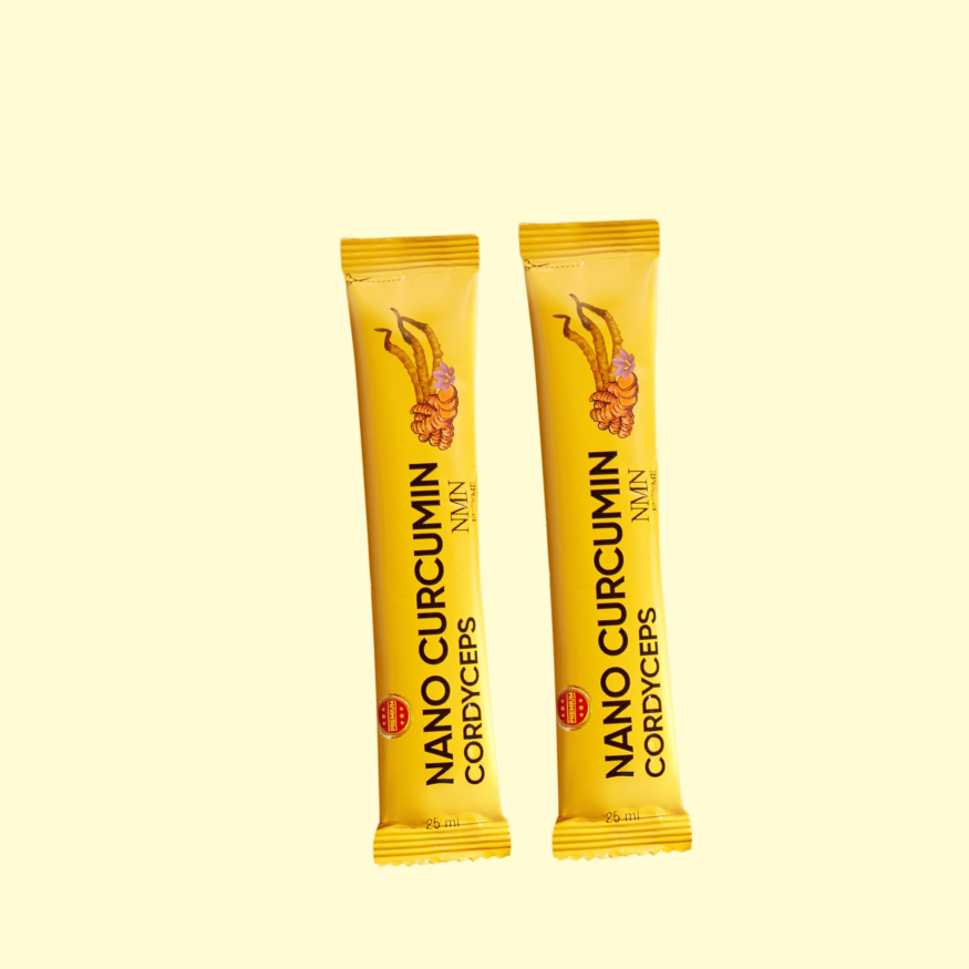 Thạch nghệ Đông trùng hạ thảo Nano Curcumin Nhật Bản, bổ sung tinh chất nghệ Nano Curcumin
