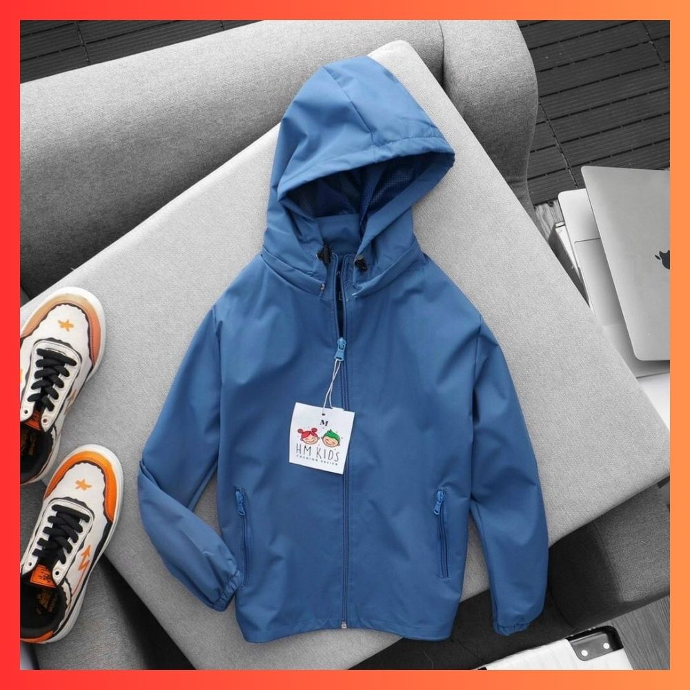 Áo gió chống nước cho cả bé trai, bé gái