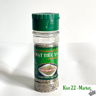 Hạt tiêu xay nguyên chất lọ 25gr