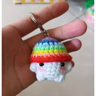 Nấm đội nón bằng len handmade siêu dễ thương