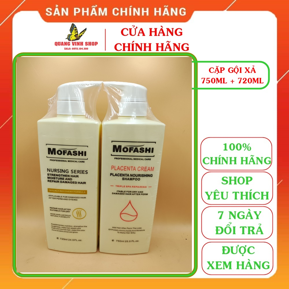 Cặp gội xả phục hồi tóc mofashi (giá nguyên cặp)