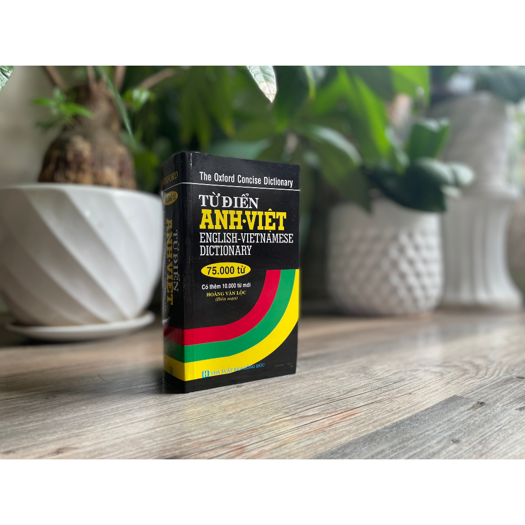 Sách – Từ Điển Anh Việt 75000 Từ - Bìa Đen