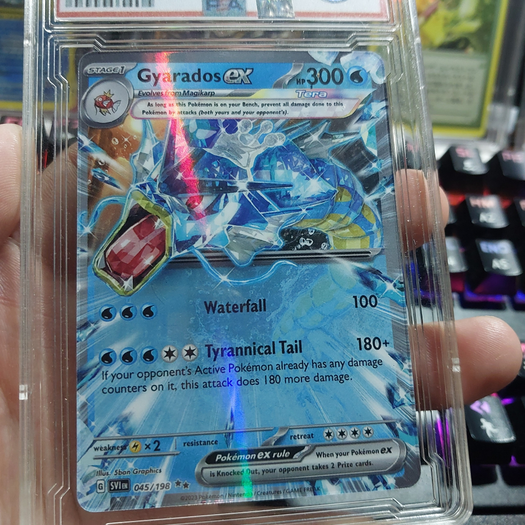 Card Pokemon Gyarados ex 045 198 Rồng cá chép kim cương Holo Tiếng Anh tặng bọc bảo vệ 1459 d36 17