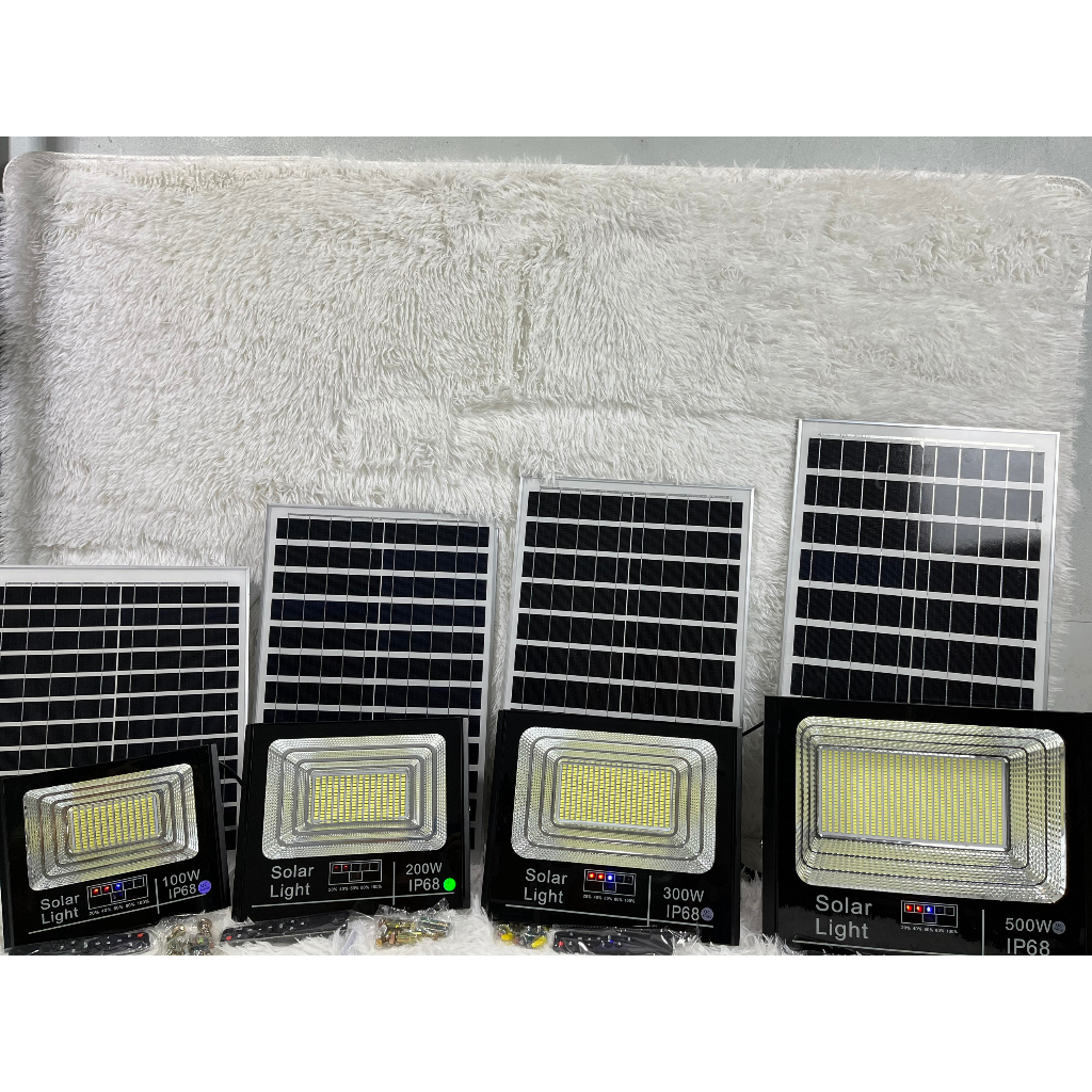 Đèn Led Năng Lượng Mặt Trời 100W vỏ nhôm chống nước IP68 Bảo hành 2 năm