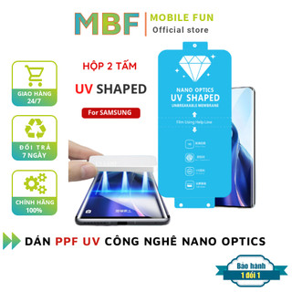 Bộ miếng dán PPF UV công nghệ Nano UV, dùng cho SAMSUNG S23Ultra S22ultra, Note 20ultra, Note 10+