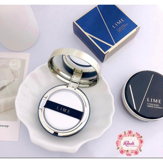 PHẤN NƯỚC LIME V COLLAGEN AMPLE CUSHION SPF50+ PA+++ - XANH