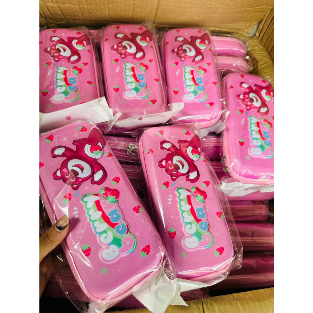 Bóp viết 3D hình con  gấu dâu siêu hot