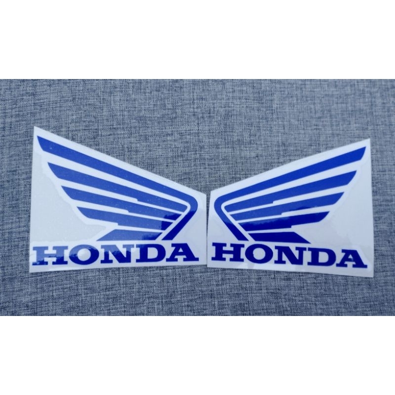 2 CHIẾC DECAL TEM  HONDA TRANG TRÍ DÁN XE MÁY TITAN HOLOGRAM