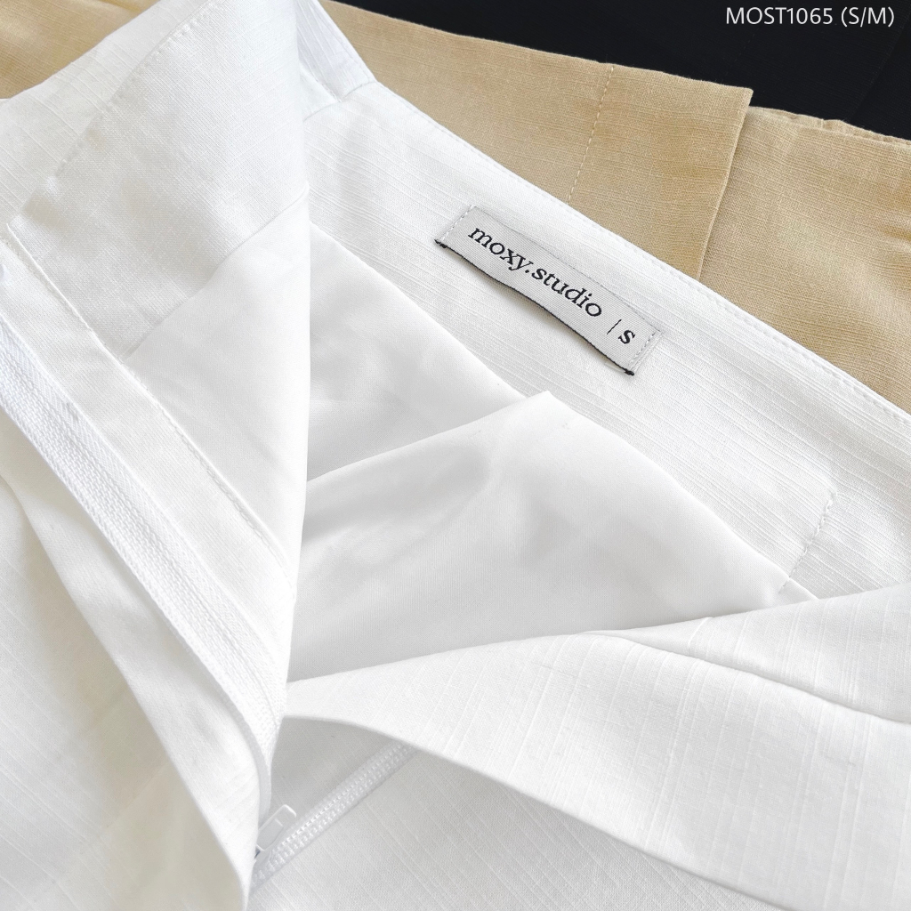 MOST1065-Doris Linen Midi Skirt