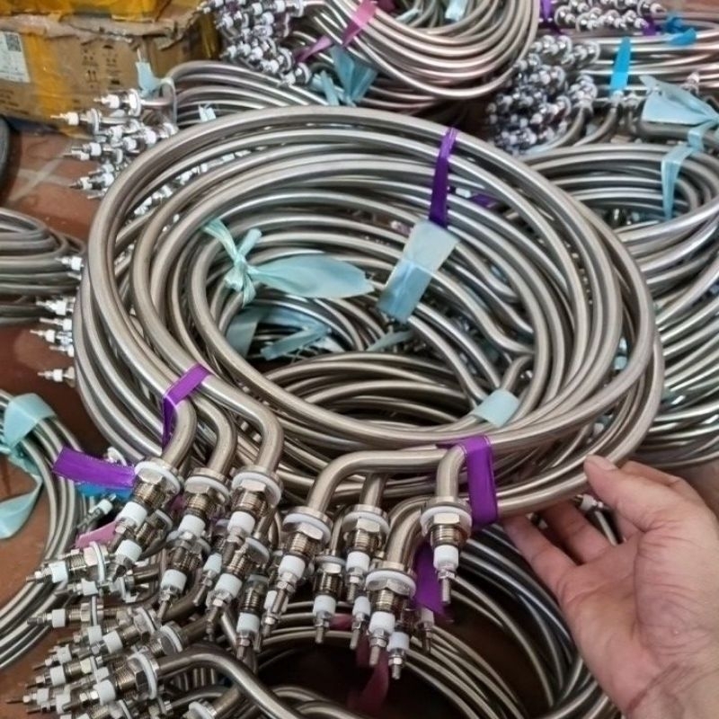 Điện trở đun nước,maiso, vòng nhiệt dạng Tròn 3kw,4kw 5kw , 6kw 220v ,380v inox 304