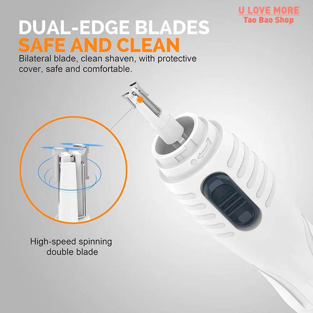 Máy tỉa lông mũi Elept BM-215 dùng pin AA