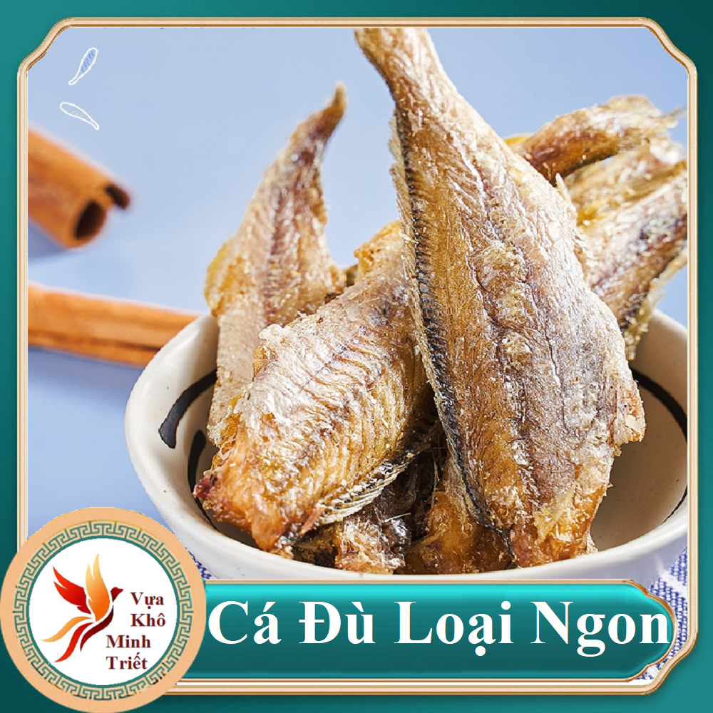 Khô Cá Đù Cà Mau  chiên vừa vàng giòn giòn, mằn mặn thịt khô ngọt dịu, deo dẻo Vựa Khô Minh Triết