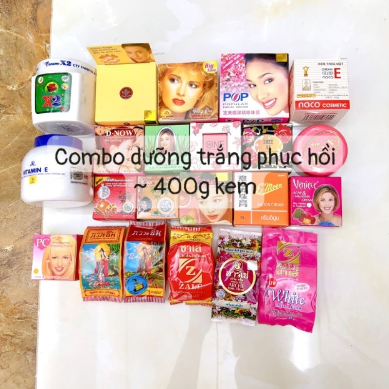 Combo cốt Thái nguyên chất dưỡng trắng, không tẩy