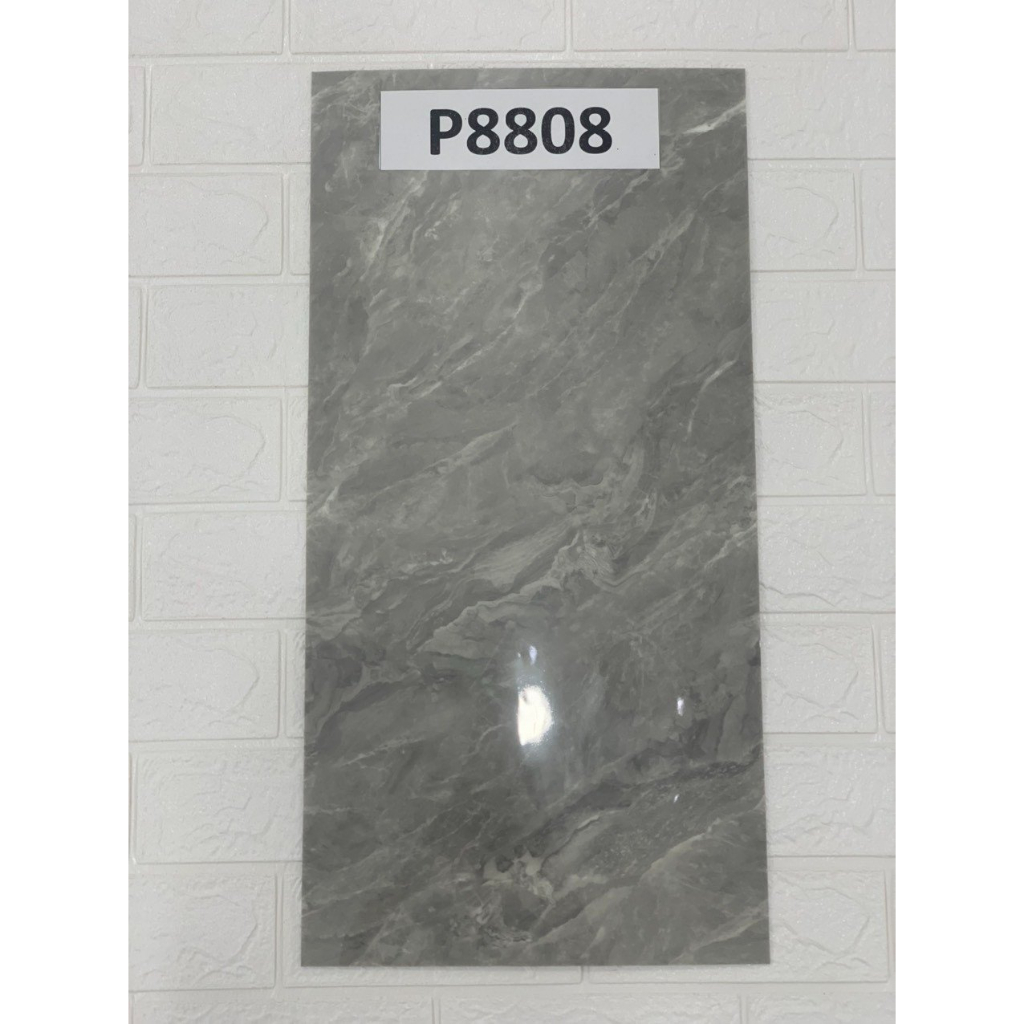 Xốp Dán Tường Đá bóng 30cmx60cm keo sẵn chống nước dày 3mm dễ dán