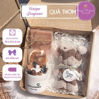 Giảm giá set quà tặng 8.3, quà sự kiện, quà tặng nhân viên, quà tặng giáng sinh 8/3 20/10 - unique fragrance