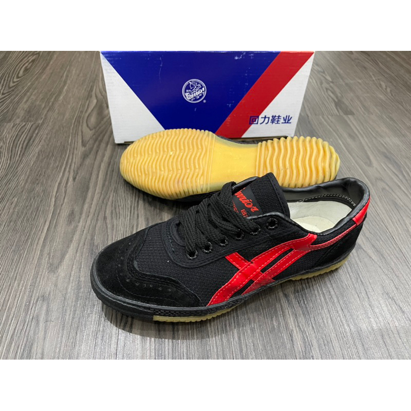 Giày Bata Warrior ShangHai chính hãng Đen đỏ