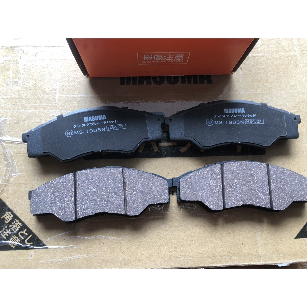 MÁ PHANH/ BỐ THẮNG TRƯỚC xe INNOVA sản xuất 2005 đến 2015.(MS-1905N)sản phẩm chính hãng Thương hiệu MASUMA (Nhật Bản)