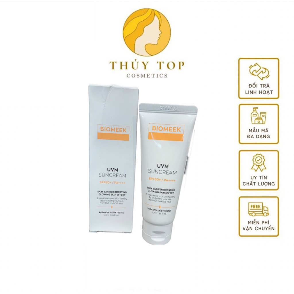 Kem Chống Nắng Biomeek UVM Suncream SPF50+ PA++++ 40ml