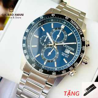 Đồng hồ nam citizen quartz an3600-59l chính hãng tặng dây da cao cấp