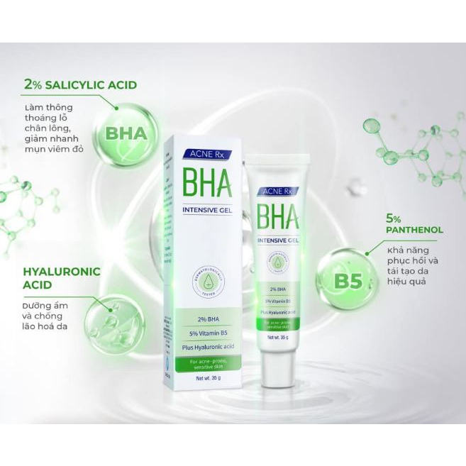 GEL DƯỠNG ACNE RX BHA INTENSIVE GEL - Gel dưỡng dành cho da mụn