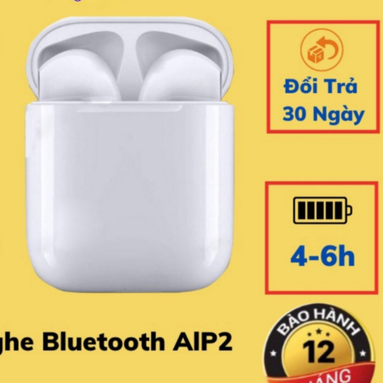 Tai nghe Bluetooth AIP2 Cao Cấp Full Chức Năng-Pin Trâu- Định Vị-Cảm Ứng-Đổi Tên-Dùng Cho mọi Điện Thoại-Chính Hãng