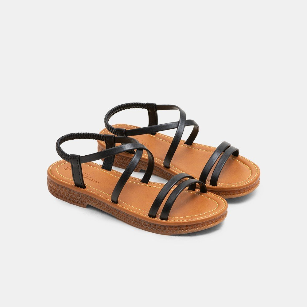 Giày sandal nữ đế bằng thời trang nữ tính basic BQ SD 822-44