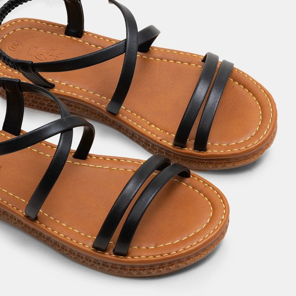 Giày sandal nữ đế bằng thời trang nữ tính basic BQ SD 822-44