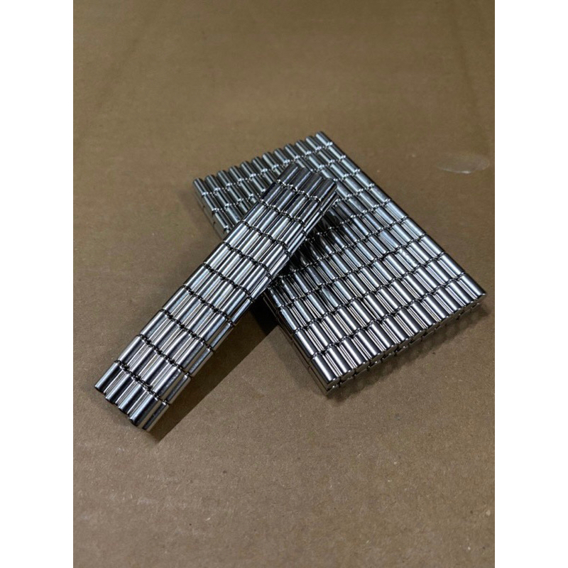 COMBO 3 viên 5 viên nam châm đất hiếm hình trụ 5x10mm lực từ N35, nam châm trụ tròn lực hút mạnh, na