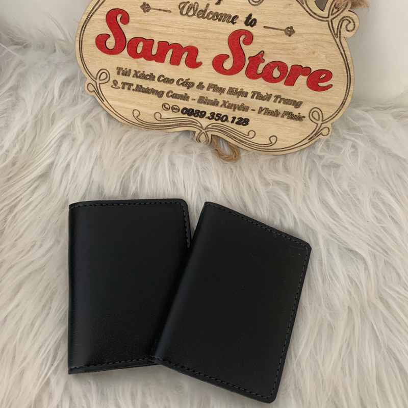 Ví mini da thật đựng thẻ ATM