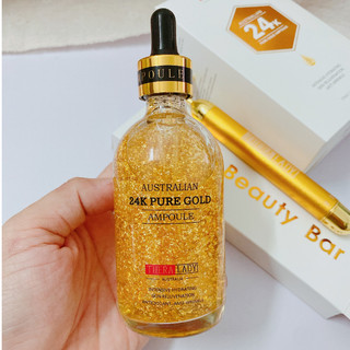 [CHÍNH HÃNG] Serum Tinh Chất Vàng 24k Pure Gold Ampoule Thera Lady 100ml  - Xuất xứ Úc