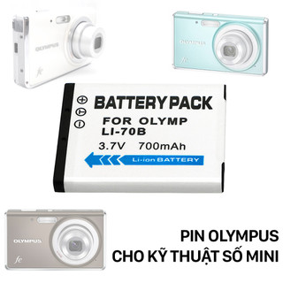 Pin li-70b cho olympus d-705 d-710 vg-110 vg-140 fe-5040 pin máy ảnh kỹ thuật số li 70b dung lượng cao