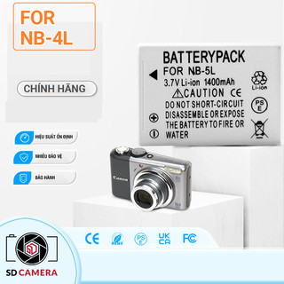 Pin NB-5L cho Canon PowerShot SD950 IS, SD900, SD890 IS, SD880 IS, SD870 IS,...  dung lượng cao