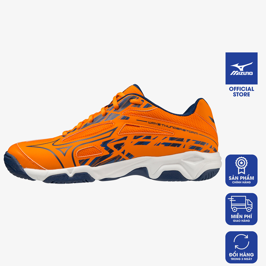 Giày cầu lông MIZUNO WAVE THUNDERSTORM công wave độc quyền giảm áp lực gót chân