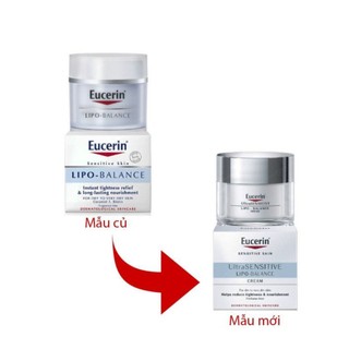 Eucerin Lipo Balance 50ml - Kem Dưỡng Ẩm Chuyên Sâu Cho Da Khô